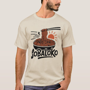 Camiseta Tazón de Ramen Soboloko– Fideo Japonés Juguetón