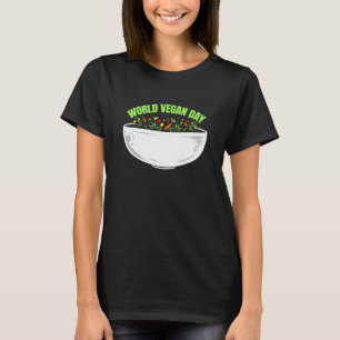 Camiseta Tazón de verduras para vegetarianos para el Día Mu