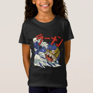 Camiseta Tazón divertido de Ramen durante una tormenta en e