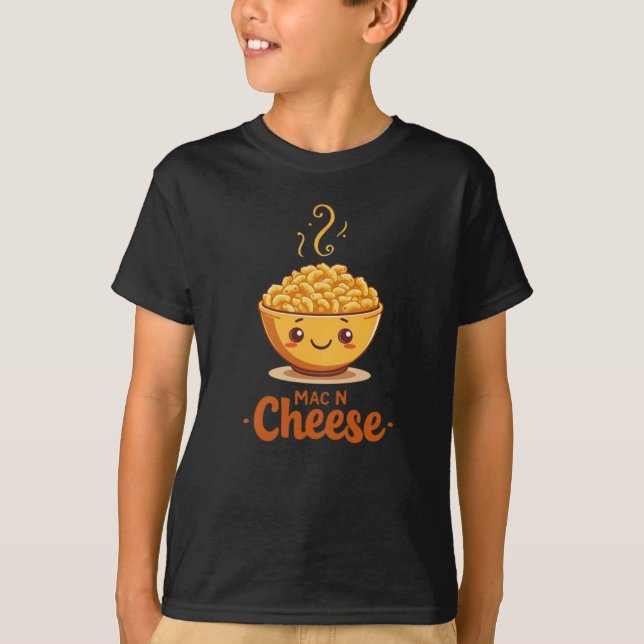 Camiseta Tazón Lindo Mac N Cheese (Anverso)