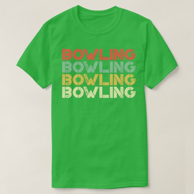 Camiseta tazón retro vintage T (Diseño del anverso)