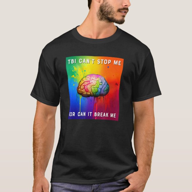 Camiseta TBI Strong  Traumatic Brain Injury 3 (Anverso)