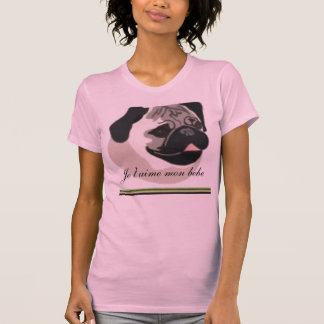 Camiseta tclip2, bebe de lunes del t'aime de Je -