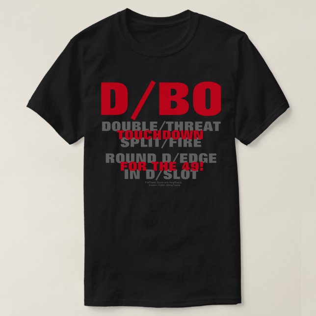 CAMISETA TD-BO (Diseño del anverso)