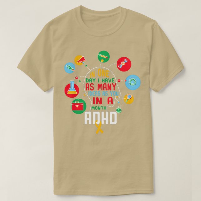 CAMISETA TDAH 20 (Diseño del anverso)