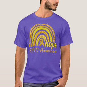 Camiseta TDAH Awareness Hope Rainbow