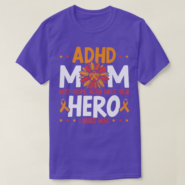 Camiseta TDAH Mamá TDAH Sensibilización sobre la Neurodiver (Diseño del anverso)