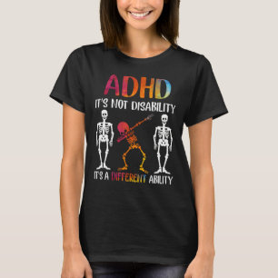 Camiseta TDAH No es discapacidad Es una habilidad diferente