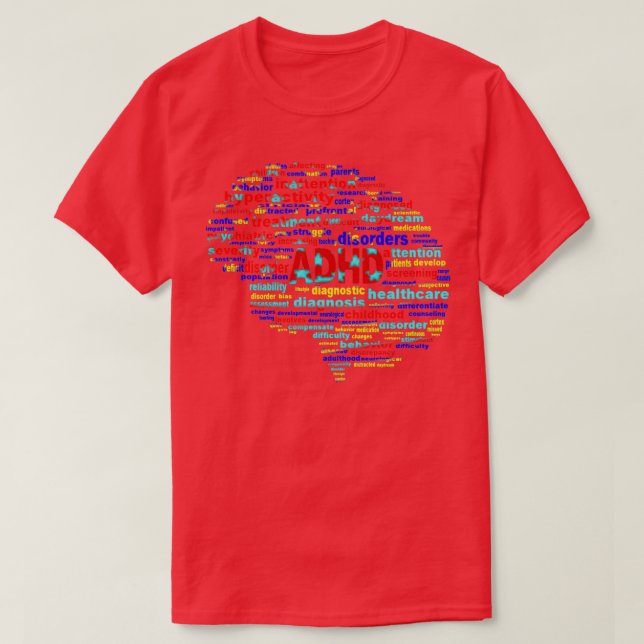 Camiseta TDAH Superpower Brain 2 (Diseño del anverso)