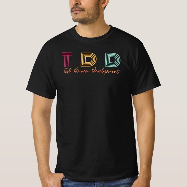 Camiseta TDD - Desarrollo impulsado por pruebas (Anverso)