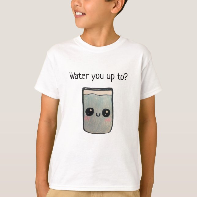 Camiseta ¿Te agua hasta? (Anverso)