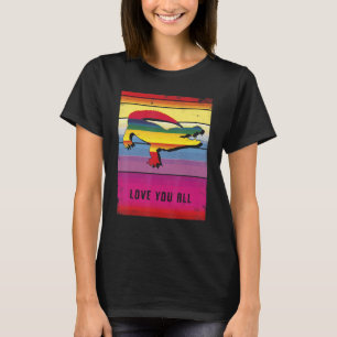 Camiseta Te Amas A Todos Cocodrilo Crocodile Pop Lgbt Arcoi