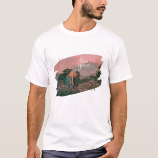 Camiseta Te Amas Foto Personalizado Para Pareja el día de S