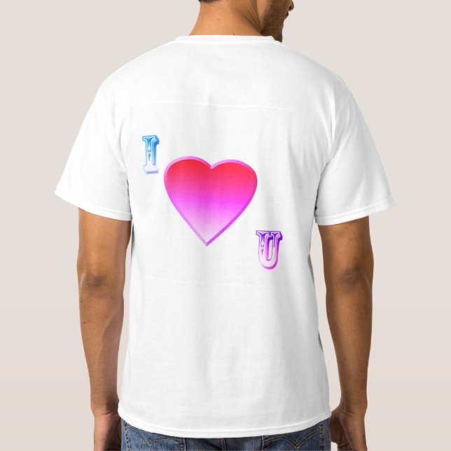 Camiseta te amo (Reverso)