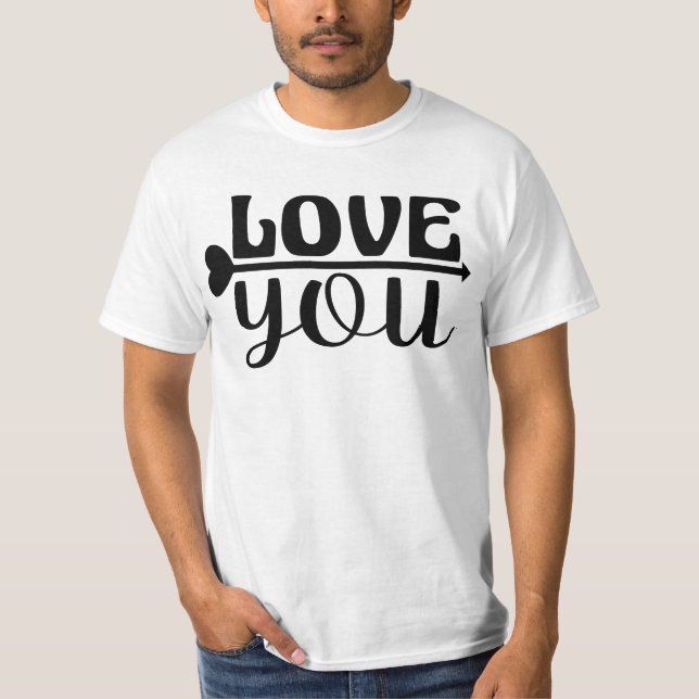 CAMISETA TE AMO. (Anverso)