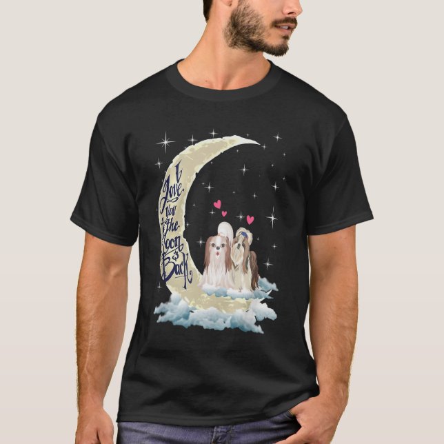 Camiseta Te Amo A Moon Shih Tzu 01 (Anverso)
