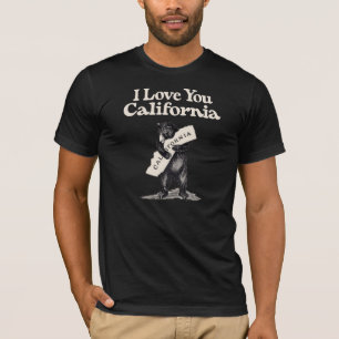 Camiseta Te amo abrazo de oso de California