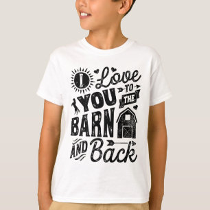 Camiseta Te Amo Al Barn Y A La Chica De Caballos De Atrás