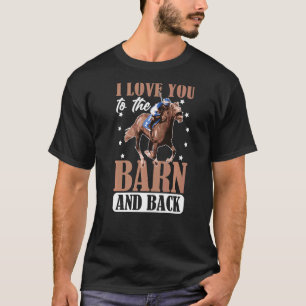Camiseta Te Amo Al Barn Y Vuelvo Por Carreras De Caballo