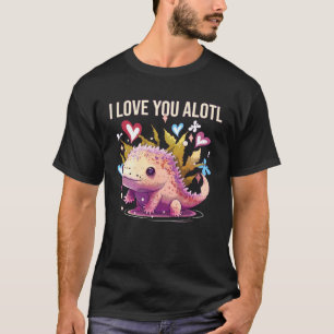 Camiseta Te Amo Alotl Axolotl Anfibio Mexicano Andante
