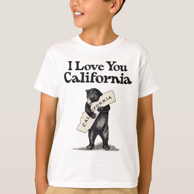 Camiseta Te amo California (Anverso)