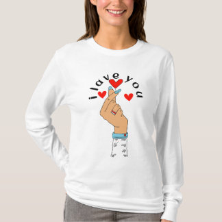 Camiseta Te Amo Camiseta, Mujer De Moda Camiseta, Positis