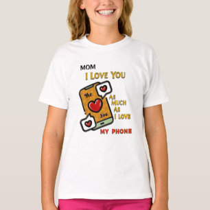Camiseta Te Amo Como Mi Diversión Telefónica