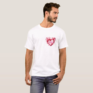 Camiseta te amo. Corazón