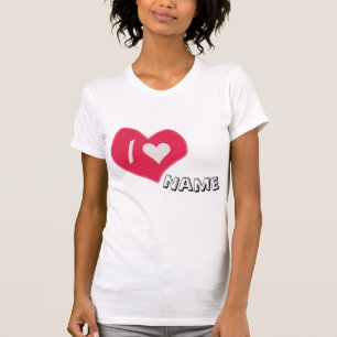 Camiseta “Te Amo Corazón – Diseño de Regalo Romántico Adora