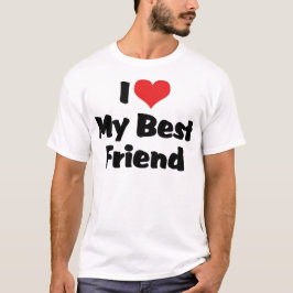 Camiseta Te Amo Corazón Mi Mejor Amigo - BFF