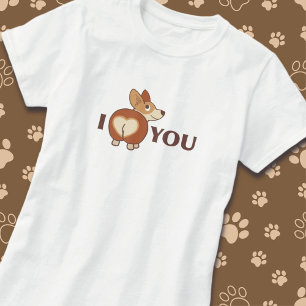 Camiseta Te amo Corgi Dog T-Shirt