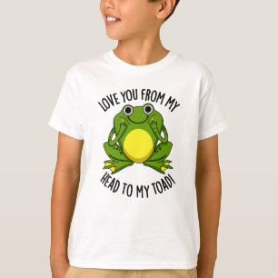 Camiseta Te Amo Desde Mi Cabeza A Mi Divertido Animal Pun
