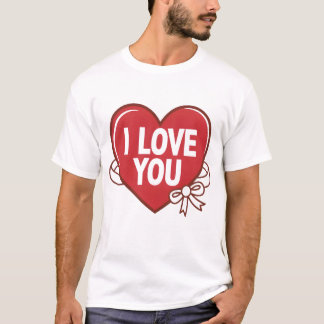 Camiseta Te Amo Día de San Valentín
