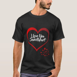 Camiseta Te Amo Día de San Valentín  Cute Personalizado
