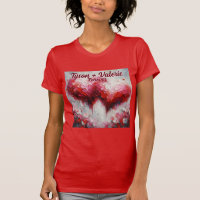 Te Amo Dos Corazones Abstractos Personalizados