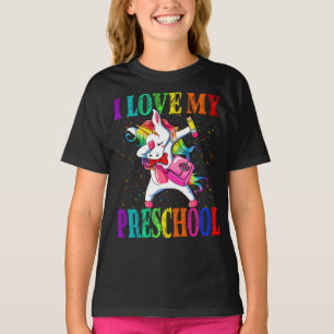 Camiseta Te Amo El Preescolar De Vuelta A La Escuela Unicor