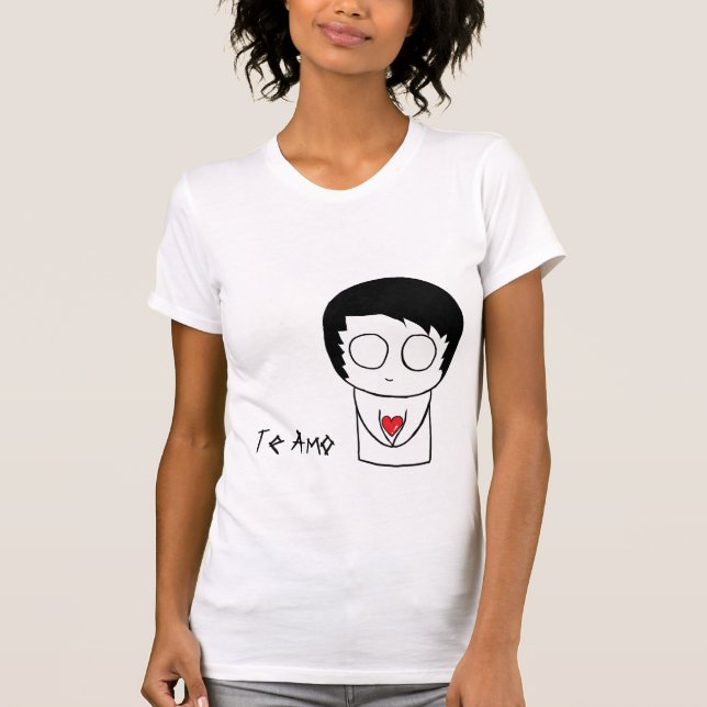 Camiseta Te Amo Emo (Anverso)