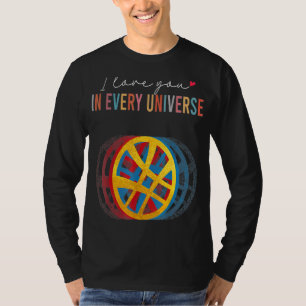 Camiseta Te Amo En Todos Los Universos Para Los Hombres Val