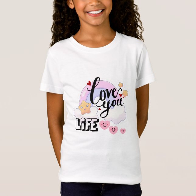 Camiseta Te amo hasta las estrellas  (Anverso)