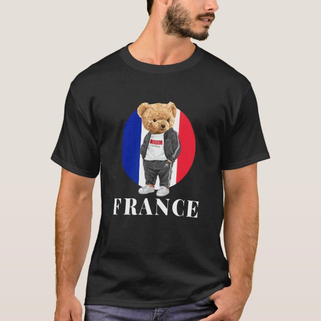 Camiseta Te Amo Ilustracion Guay Teddy Bear Con Fr (Anverso)