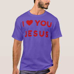 Camiseta Te amo JesúsChristian t