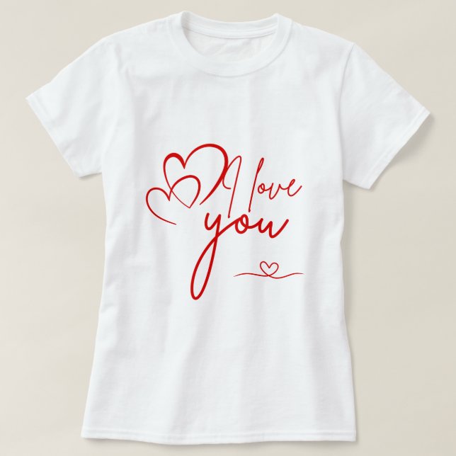 Camiseta Te Amo La Artesanía | Romántico Día de San Valentí (Diseño del anverso)
