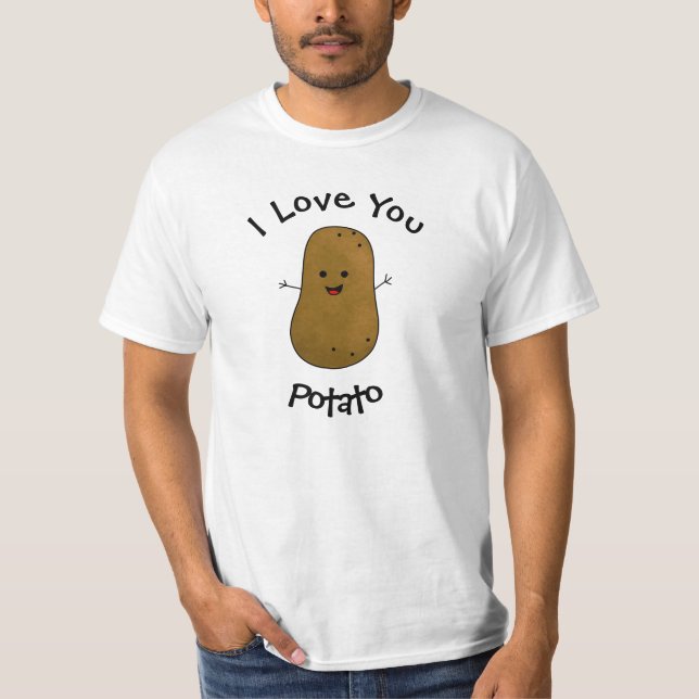 Camiseta Te amo la papa (Anverso)