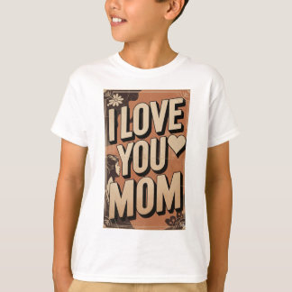 Camiseta te amo mamá