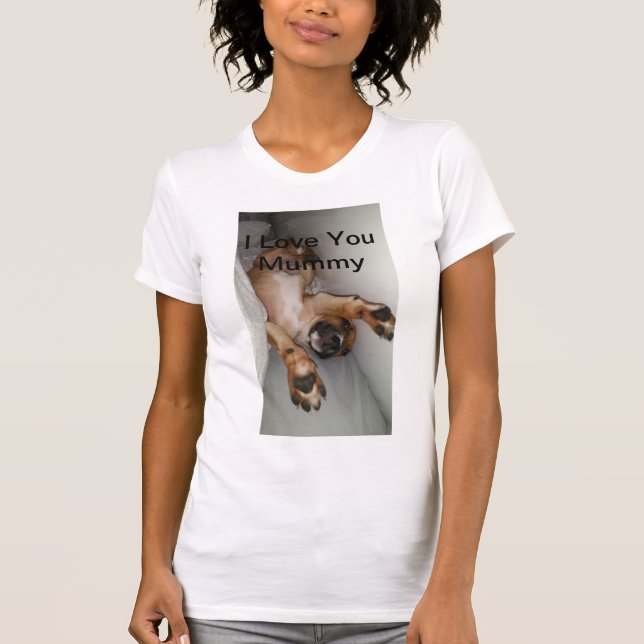 Camiseta Te amo mamá (Anverso)