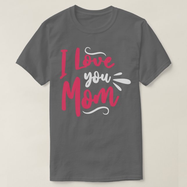 Camiseta Te Amo Mamá (Diseño del anverso)