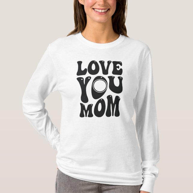 Camiseta Te amo mamá - Día de la Madre-51727 (Anverso)