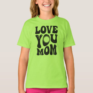 Camiseta Te amo, mamá, diseño del Día de la Madre-51727