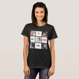 Camiseta ''Te amo mamá'' lindo 5 collage de fotos de camise