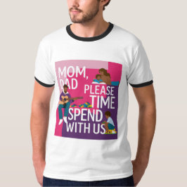 Camiseta Te amo, mamá y papá T- Shirt